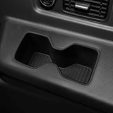 Hyundai Santa Fe 2024 2025 3rd Row Car Cup Holder Inserts Anti-Slip Shock-Absorbing Storage Box Tray Tidying TPE 2PCS Interio