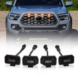 4PCS Amber Grille Lights for Toyota Tacoma 2020-2022 LED Ambient Light MAGIC COLORM
