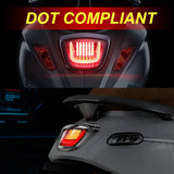 Emark Spring Sprint 2020-2025 Led Tail Light LED Brake Light Turn Signal Warning Rear Lamp 12V DRL Motorcycle Accessories Car