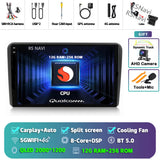 2K QLED Android 15 Multimedia Head Unit for Audi A3 2003–2013