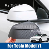 Car Rearview Mirror Cover For Tesla Model YL Car Interior Accessory My Zofia