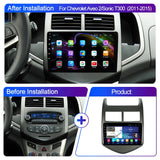 Android 12 Multimedia GPS Navigation for Chevrolet Aveo 2011–2015 Android Head Unit JIUYIN