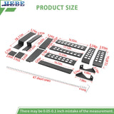 Rear Seat Storage Rack for Chevy Silverado 2014+ Car Interior Accessory HEBE