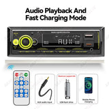 1Din Bluetooth 5.0 MP3 Car Stereo Universal Car Interior Accessory AKAMATE