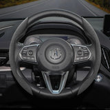 Anti-Slip Buckle Segmented Suede Cover for Acura MDX