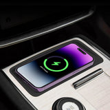 Volvo EX90 2026 2025 Car Anti Dirt Pad Mobile Wireless Charging Anti-Slip Mats Interior Accessiories Black Car Interior Acces