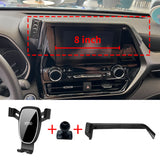 Stable Clip-On Wireless Phone Mount for Toyota Highlander 2020–2023