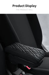 Leather Console Armrest Mat Seat for Smart Fortwo 451