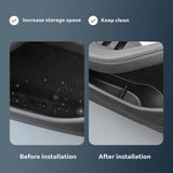 For Tesla Model 3 Highland 2024 Car Door Side Storage Box Front Rear Side TPE Door Storage Organizer Tray Interior Accessorie