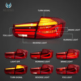 Vland LED Sequential Tail Lights BMW 3 Series 12-19 Car Interior Accessory Vland