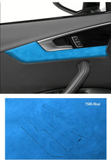 Alcantara Car Interior Door Panel Trim Sticker for Audi A4 A4L S4 Q5L A5 S5 Q5 Q7