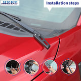 Iron Hood Light Bracket Rack for Ford F150 2021-2025 Car Interior Accessory HEBE