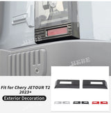 Tail Lamp Cover Chrome for Chery Jetour T2 2023+ Car Interior Accessory HEBE
