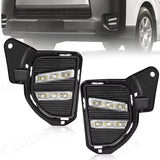 LED DRL Headlights with Turn Signal for Toyota Hiace 2014-2016 LED Ambient Light MAGIC COLORM