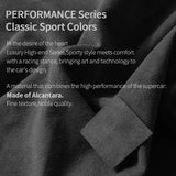 For Audi A6 A7 A7L(2019-2023) Sport Made of Alcantara Center Console Handbrake Button Knob Trim Sticker Interior Accessories