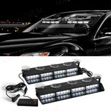 32 LED Emergency Strobe Light Bar Universal Windshield
