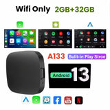 Wireless Android 13 AI Box for Toyota Mazda Hyundai Haval Ford