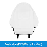 Leather Seat Back Protector Kick Mats for Tesla 3 Y