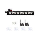 Universal 9 LED Strobe Warning Light Dashboard LED Ambient Light MAGIC COLORM