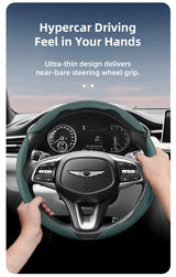 Breathable Leather Steering Wheel Cover for Genesis