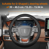 Lincoln Ultra-Thin Leather Steering Cover