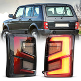 LED Tail light for Lada 4X4 Niva 1995+ Car Brake Rear Light Reversing Turn Signal 12v DRL Running Light Led Lamp Car Accessories
