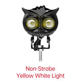 Motorcycle Car LED Headlight Owl Design Auxiliary Spotlight Off-Road Work Light Driving Fog Lamp For ATV Scooter UTV LED Head