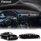 Anti-Slip Dash Mat Carpet for Mazda MX-5 Miata NC 2006-2014 Dashboard Mat CATUSIKI