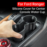 For Ford Ranger 2023 2024 Water Cup Anti Slip Pad Shock Absorption Limit Car Water Cup Storage Accessories Car Interior Acces