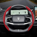 Deepal Snap-On Suede Steering Wheel Cover Protective