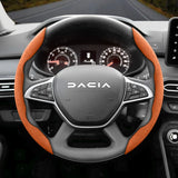 Anti-Slip Suede Steering Wheel Cover for Dacia Sandero Duster
