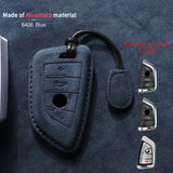 Suede car key case for BMW for 1 3 5 7 Series x1 x3 x5 x7