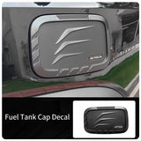 For Jetour Traveller T2 Exterior Car Fuel Tank Cap Decal Black Warrior Styling Accessory Car Interior Accessory OEM Matte Bla