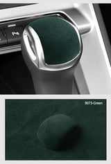 For Audi Q3 Q2 A1 Sport Gear Shift Knob Boot Decorative Trim Sticker Car Premium Interior Tuning Accessories Made of Alcantara