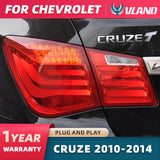 LED Taillight Assembly Amber for Chevy Cruze 10-14 LED Ambient Light VLAND