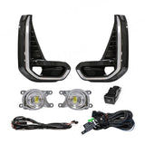 LED DRL Fog Lamp with Turn Signal for Toyota Hilux Revo Car Interior Accessory MAGIC COLORM