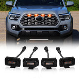 4PCS Amber Grille Lights for Toyota Tacoma 2020-2022 LED Ambient Light MAGIC COLORM