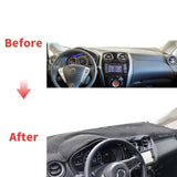Dashboard Cover Sunshade Mat for Nissan Note E12 2014–2020 Dashboard Mat CATUSIKI