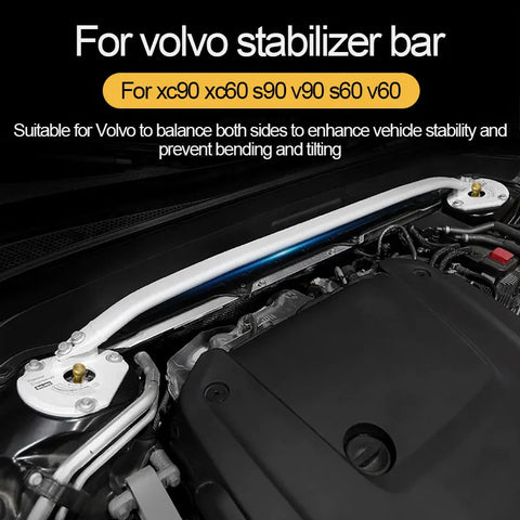 Aluminum Alloy Decorative Strut Bar for Volvo XC60 XC90 Car Interior Accessory LINGLUYANG