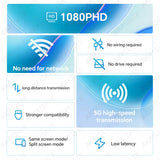 Wireless HDMI 1080P Adapter for Laptop TV Projector Car Interior Accessory AKAMATE