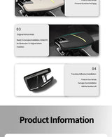 For Changan UNI-V (22-) & CS75 (24-) Original Leather Center Gear Shift Knob Cover Anti Scratch Car Interior Tuning Accessories
