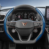 Carbon Fiber Steering Wheel Cover for Cupra Models