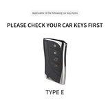 Car Keychain For Lexus UX ES UX200 UX250h ES200 ES300h ES350 US200 US260h PU Car Key Case Cover Fob Shell Car Keychain OEM