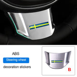 Interior Decoration Sticker Trim for Volvo XC60 2018 Car Interior Accessory LINGLUYANG ABS 2