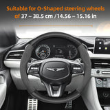 Genesis Carbon Fiber Texture Suede Wheel Cover