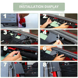 Iron Roof Storage Rack for Jeep Wrangler JK 2007-2017 Car Interior Accessory HEBE