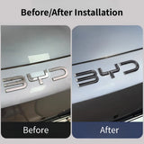 BYD Sea Lion Front Emblem Protective Sticker Black Warrior Decorative Accessories Car Emblem Protective BYD