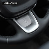 Steering Wheel Trim ABS Glitter for Volvo XC40 Car Interior Accessory LINGLUYANG
