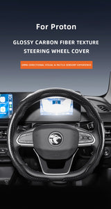 Carbon Fiber Snap-On Wheel Cover for Seat Ibiza Car Interior Accessory Hocasen