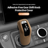Original Leather Center Gear Shift Knob Cover For Land Rover Lever Shifter Boot Anti Scratch Car Performance Interior Accesso